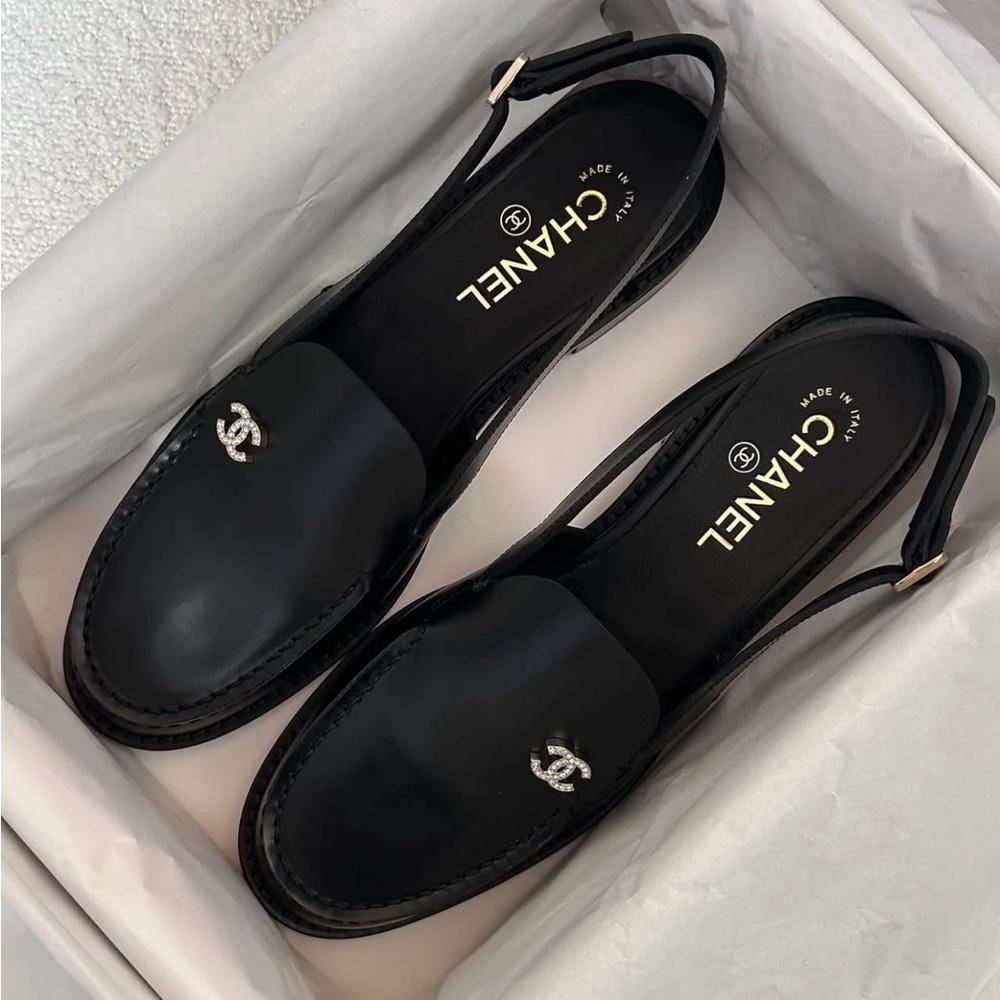 Chanel Slingback Loafers | NIB | Size 38.5C